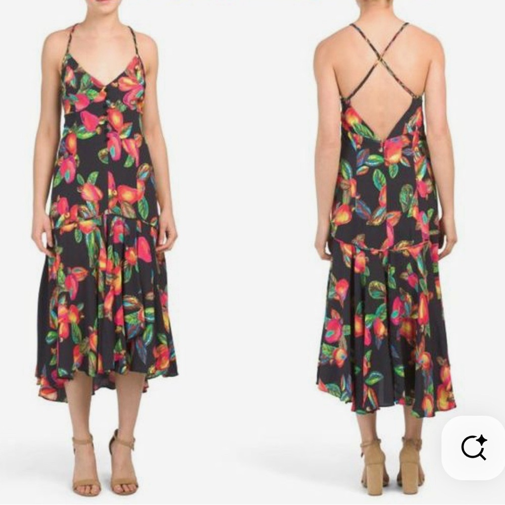 FARM Rio Cashew Midi Dress